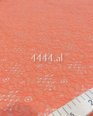 Apricot floral net fabric #80655