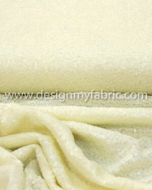 Lemon Yellow net sequin fabric #82044