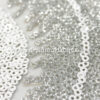 White and Silver baroque sequined lace fabric #91418 - Image 5