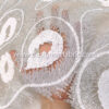 White and Silver baroque sequined lace fabric #91418 - Image 8