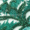 Green net sequins fabric #20528 - Image 2