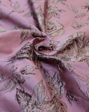 Dusty Pink jacquard floral fabric #91942