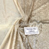 Beige ombre net fabric #20701 - Image 4