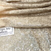 Beige ombre net fabric #20701 - Image 5