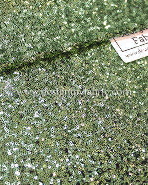 Green ombre net fabric #81652