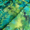 Green leaf jungle chiffon fabric #50010 #50772 - Image 6