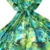 Green leaf jungle chiffon fabric #50010 #50772 - Image 2