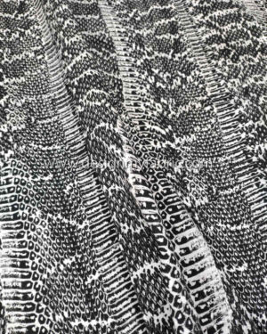 Snake animal print twill fabric #82101