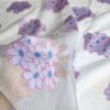 Purple floral organza jacquard #83228 - Image 2