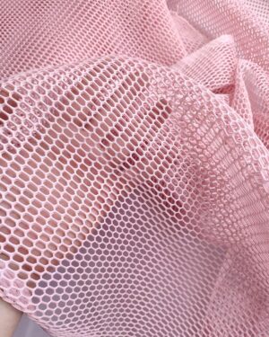 Pink honeycomb air layer mesh fabric #90983