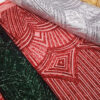 Silver sequined lace fabric  #91508 - Image 7