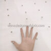 Light apricot with silver stone catcher lace fabric #99080 - Image 3