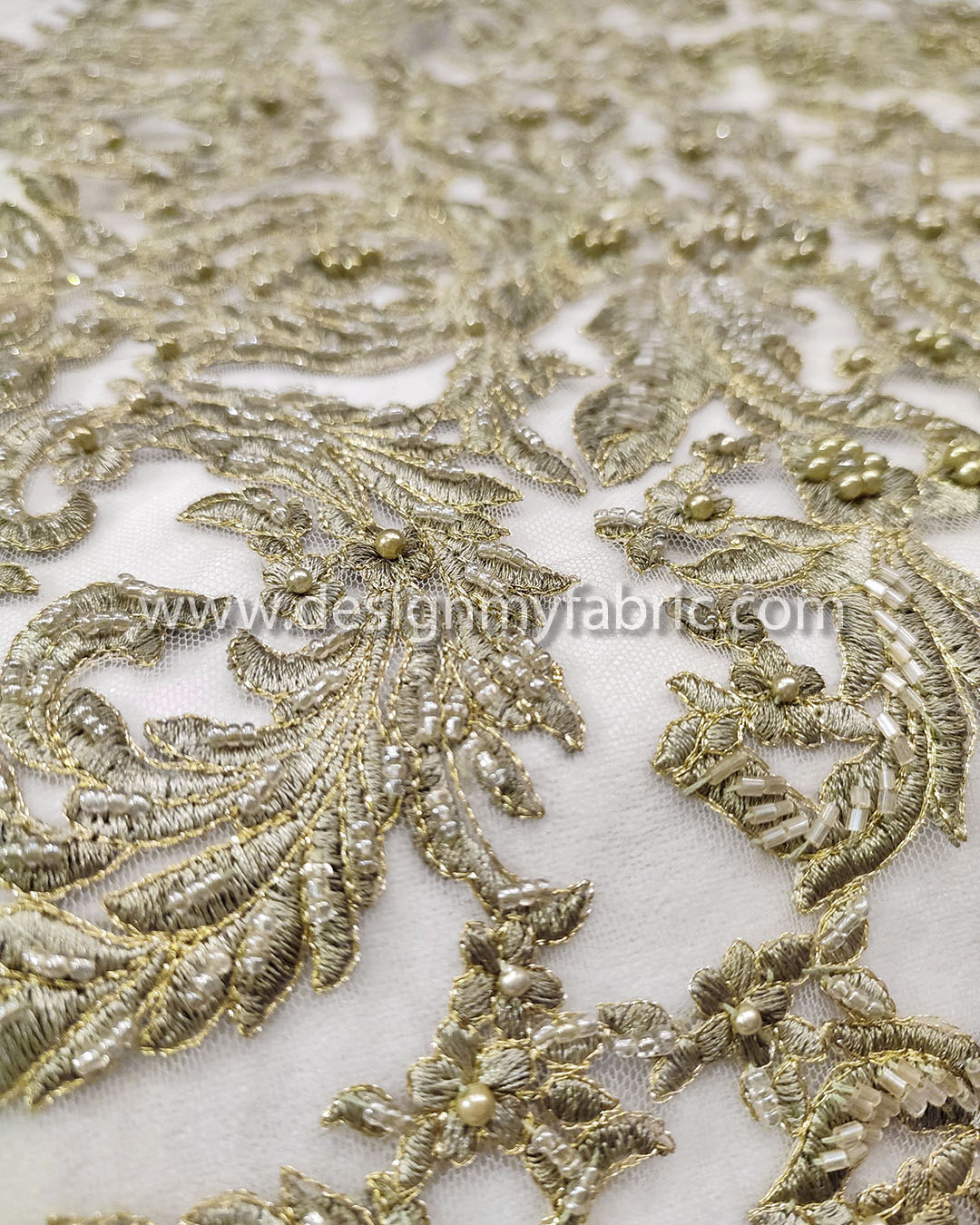 Fancy Pearl Lace (FL5287) - Hajvery Lace & Fabrics