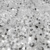 Silver sequined and white lace fabric #50729 - Image 4