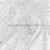 Off white bridal lace with pearls and beads #50813 - Image 8