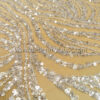 Off white bridal lace with pearls and beads #50813 - Image 2