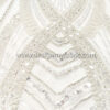 Off white bridal lace with pearls and beads #50807 - Image 4