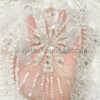 Off white bridal lace with pearls and beads #50807 - Image 3