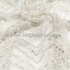 Off white bridal lace with pearls and beads #50807 - Image 8