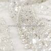 Off white bridal lace with pearls and beads #50807 - Image 9