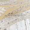 Off white bridal lace with pearls and beads #50807 - Image 2