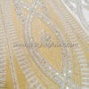 Off white bridal lace with pearls and beads #50807 - Image 11