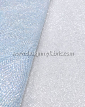 Baby blue lace fabric #50824