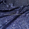 Blue purple sequined lace fabric #82048 - Image 4