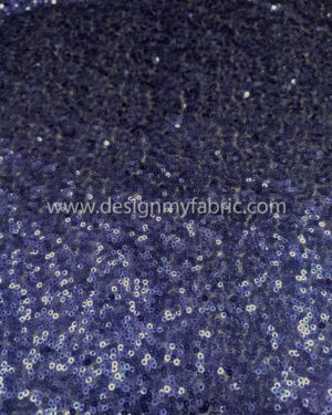 Blue purple sequined lace fabric #99311