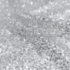Silver glitter on silver lace fabric #91579 - Image 4