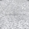 Silver glitter on silver lace fabric #91579 - Image 2