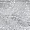Silver glitter on silver lace fabric #91579 - Image 7