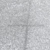 Silver glitter on silver lace fabric #91579