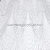 Silver glitter lace fabric #99148 - Image 9