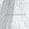 Silver glitter lace fabric #99148
