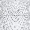 Silver glitter lace fabric #99148 - Image 7
