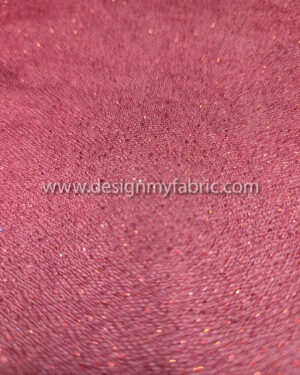 Burgundy glitter chiffon fabric #99738