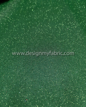 Green glitter crepe fabric #81436