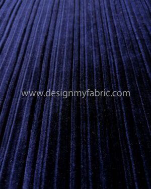 Blue purple velvet fabric #91935