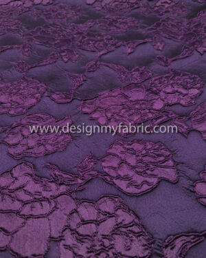 Purple floral jacquard #99554