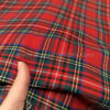 Red and green tartan fabric #50458 - Image 3