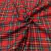 Red and green tartan fabric #50458 - Image 5