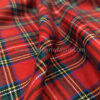 Red and green tartan fabric #50458 - Image 4