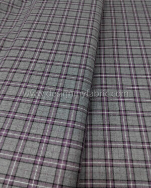 Purple and grey coating fabric #99355