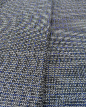 Grey and blue coating fabric #99343