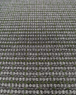 Grey and olive green coating fabric #99344