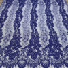 Purple blue french lace fabric #20570 - Image 6