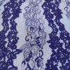 Purple blue french lace fabric #20570 - Image 2