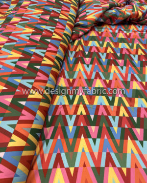 Colorful satin fabric v #51072