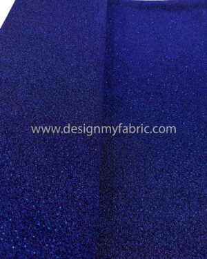 Blue jersey glitter fabric #50993